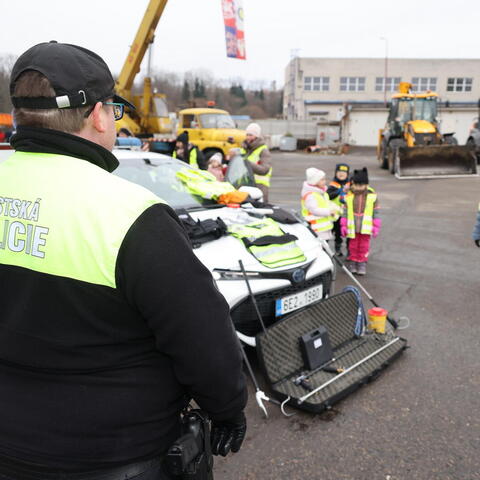 Městští policisté z Chrudimi